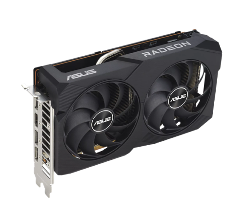 Видеокарта ASUS DUAL-RX7600-O8G-V2//RX7600 HDMI DP*3 8G D6; 90YV0IH2-M0NA00 (DUAL-RX7600-O8G-V2) Видеокарта ASUS DUAL-RX7600-O8G-V2//RX7600 HDMI DP*3 8G D6; 90YV0IH2-M0NA00 (DUAL-RX7600-O8G-V2)