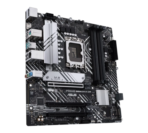 Материнская плата ASUS PRIME B660M-A D4-CSM, LGA1700, B660, 4*DDR4, DP+ 2* HDMI, SATA3 + RAID, Audio, Gb LAN, USB 3.2*6, USB 2.0*6, COM*1 header, LPT*1 header (w/o cable), mATX; 90MB19K0-M1EAYC (PRIME B660M-A D4-CSM)