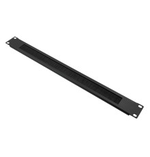 5bites Панель-органайзер кабеля CM-108B ЩЕТОЧНЫЙ ВВОД / 1U / 19" / BLACK