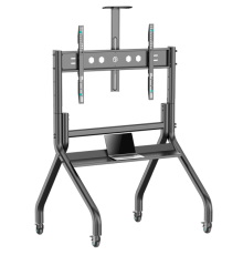 ONKRON TS2080-B чёрная стойка для телевизора с кронштейном 60"-120", мобильная