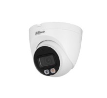 DAHUA DH-IPC-HDW2249TP-S-LED-0280B Уличная купольная IP-видеокамера Full-color с ИИ 2Мп; 1/2.8” CMOS, объектив 2.8мм, видеоаналитика, LED-подсветка до 30м