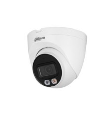 DAHUA DH-IPC-HDW2249TP-S-LED-0280B Уличная купольная IP-видеокамера Full-color с ИИ 2Мп; 1/2.8” CMOS, объектив 2.8мм, видеоаналитика, LED-подсветка до 30м