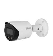 DAHUA DH-IPC-HFW2449SP-S-LED-0360B Уличная цилиндрическая IP-видеокамера Full-color с ИИ 4Мп, 1/2.9” CMOS, объектив 3.6мм, видеоаналитика, LED-подсветка до 30м
