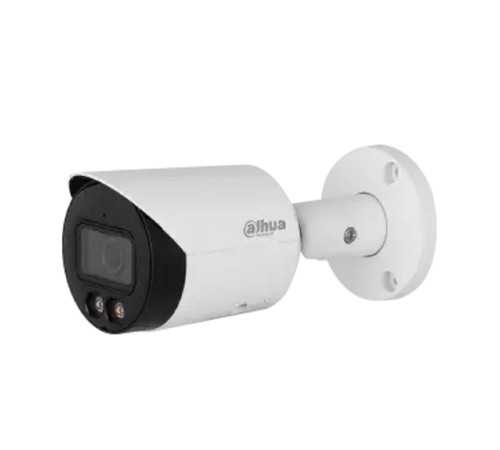 DAHUA DH-IPC-HFW2449SP-S-LED-0360B Уличная цилиндрическая IP-видеокамера Full-color с ИИ 4Мп, 1/2.9” CMOS, объектив 3.6мм, видеоаналитика, LED-подсветка до 30м