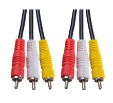 PERFEO Кабель 3xRCA вилка - 3xRCA вилка, длина 3 м. (R3104)