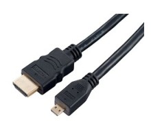 PERFEO Кабель HDMI A вилка - HDMI D (micro HDMI) вилка, ver.1.4, длина 2 м. (H1102)