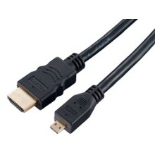 PERFEO Кабель HDMI A вилка - HDMI D (micro HDMI) вилка, ver.1.4, длина 2 м. (H1102)