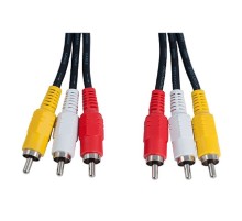 PERFEO Кабель 3xRCA вилка - 3xRCA вилка, длина 2 м. (R3101)