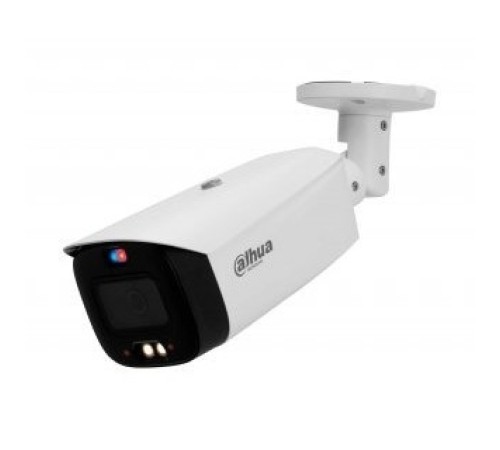 DAHUA DH-IPC-HFW3449T1P-AS-PV-0360B-S4 Уличная цилиндрическая IP-видеокамера Full-color с ИИ и активным сдерживанием 4Мп, 1/2.7” CMOS, объектив 3.6мм, видеоаналитика, ИК 30м, LED 30м, сигнализация