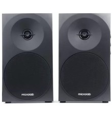 MICROLAB B70BT черный {20 Вт RMS, Распределение мощности 10 Вт х 2, Частотный диапазон 40 Гц – 20 кГц, Нелинейные искажения < 0,5% (1 Вт 1 кГц), Соотношение сигнал/шум > 75 дБ}