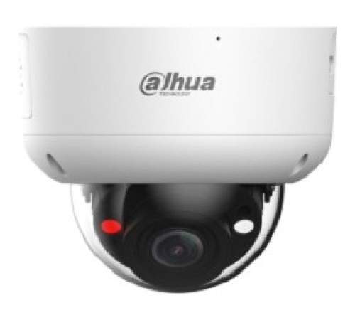 DAHUA DH-IPC-HDBW3449R1P-ZAS-PV Уличная купольная IP-видеокамера Full-color с ИИ и активным сдерживанием 4Мп, 1/2.7” CMOS, моторизованный объектив 2.7~13,5мм (5x), видеоаналитика, ИК 50м, LED 40м