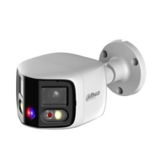 DAHUA DH-IPC-PFW3849SP-A180-E2-AS-PV-0280B Уличная цилиндрическая IP-видеокамера с ИИ и активным сдерживанием 2x 4Мп, 1/2.7” CMOS, моторизованный объектив 2.8мм, видеоаналитика, ИК 25м, LED 25м