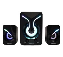 MICROLAB U270 Phenix черный {5 Вт + 3 Вт x2, Гармонические искажения: < 0,5% (1 Вт 1 кГц), Частотная характеристика: 20 Гц - 20 кГц, Чувствительность: 1000 мВ, Соотношение сигнал/шум: > 85 дБ, Раздел}