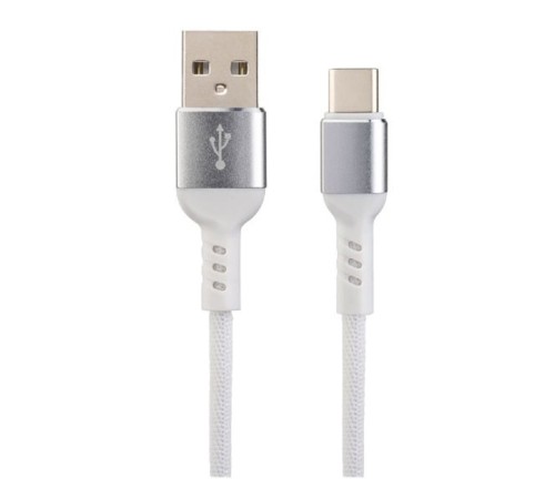 PERFEO Кабель USB2.0 A вилка - USB Type-C вилка, белый, длина 1 м., бокс (U4906)