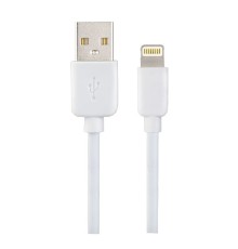 PERFEO Кабель для iPhone, USB - 8 PIN (Lightning), белый, длина 1 м., бокс (I4604)