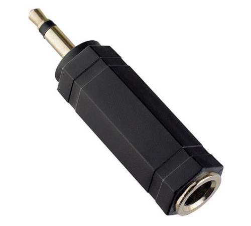 PERFEO Переходник Jack 6.35 мм розетка - Jack 3.5 мм вилка, стерео-аудио (A7024)