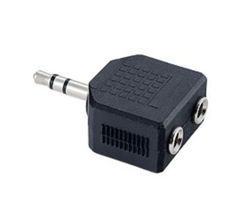 PERFEO Переходник Jack 3.5 мм вилка - 2xJack 3.5 мм розетка, стерео-аудио (A7008)
