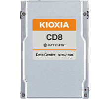 Ssd накопитель KIOXIA Enterprise SSD 3840GB U.3 15mm (2,5" SFF) CD8-R, NVMe 1.4/PCIe 4.0 1x4, R7200/W3800MB/s, IOPS(R4K) 1250K/195K, MTTF 2,5M, 1DWPD/5Y (Read Intensive), 112-layer 3D-TLC (BiCS Flash™) (KCD81RUG3T84)