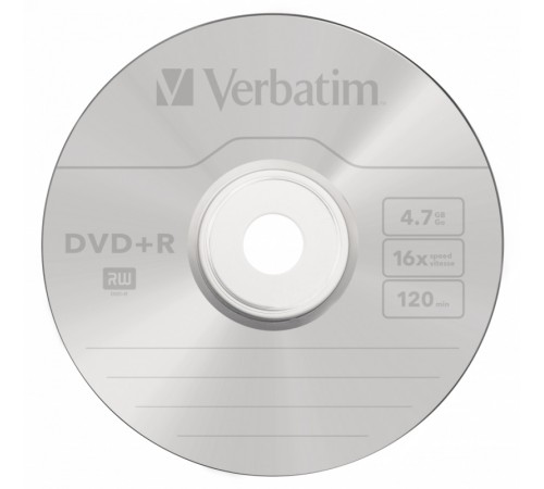 Диск DVD+R Verbatim 4.7Gb 16x Cake Box (25шт) (43500) Диск DVD+R Verbatim 4.7Gb 16x Cake Box (25шт) (43500)