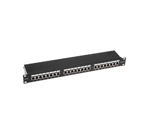 Rexant (02-0041) Панель коммутационная 19", 1U, 24 порта, STP, RJ-45, CAT 5e