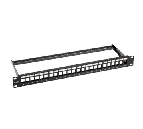 Rexant (02-0053) Панель коммутационная наборная 19", 1U, 24 порта, UTP