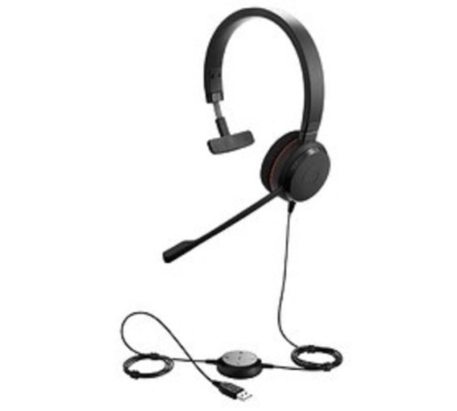 Jabra Evolve 20 SE USB-C UC Mono Leatherettes Jabra Evolve 20 SE USB-C UC Mono Leatherettes