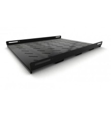 Hyperline TSH3M-650-RAL9004 полка стационарная усиленная, глубина 650 мм, с боковым креплением, нагрузка до 50 кг, для шкафов серии TTB, TTR, TTC2, 485х650мм (ШхГ), цвет черный (RAL 9004)