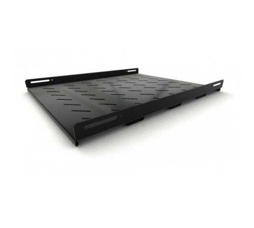 Hyperline TSH3M-650-RAL9004 полка стационарная усиленная, глубина 650 мм, с боковым креплением, нагрузка до 50 кг, для шкафов серии TTB, TTR, TTC2, 485х650мм (ШхГ), цвет черный (RAL 9004)