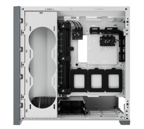 Корпус Corsair iCUE 5000X RGB белый/белый без БП ATX 3x120mm 4x140mm 1xUSB3.0 audio bott PSU