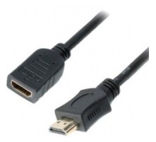 Удлинитель кабеля HDMI Cablexpert CC-HDMI4X-0.5M, 0.5 м, v2.0, 19M/19F, черный, экран