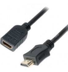 Удлинитель кабеля HDMI Cablexpert CC-HDMI4X-0.5M, 0.5 м, v2.0, 19M/19F, черный, экран