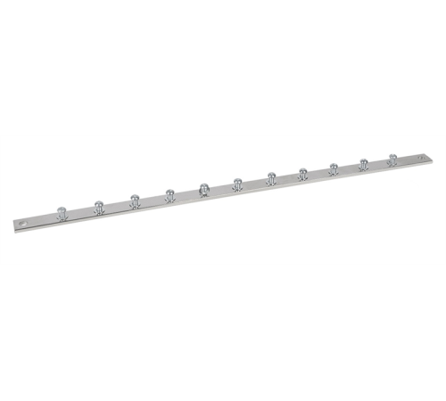 Cabeus CGB-1U-19 Медная шина заземления (покрытие никелем), 19" дюймов, в комплекте винты, шайбы (CGB-1U-19)