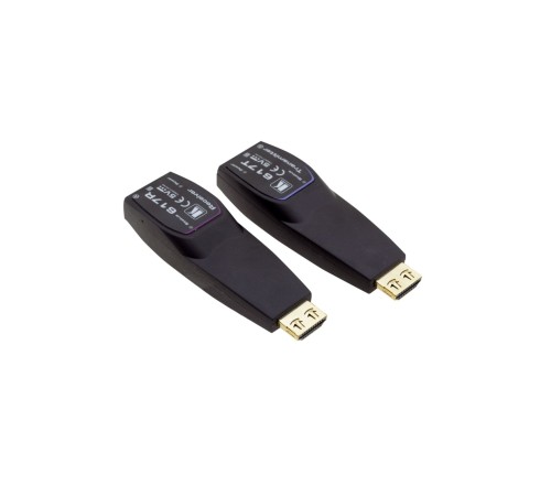 Удлинитель интерфейса Kramer 617R/T Передатчик и приемник сигнала HDMI по волоконно-оптическому кабелю; кабель 2LC, многомодовый ОМ3, до 100 м, поддержка 4К60 4:4:4 (94-0006150)