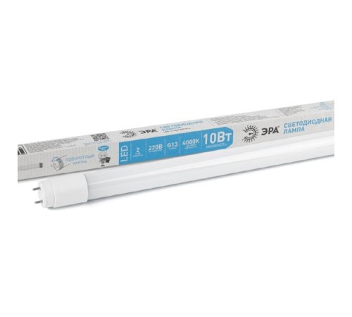 ЭРА ББ0062410 Лампа светодиодная STD LED T8-10W-840-G13-600mm G13 10 Вт поворотный трубка стекло нейтральный белый свет ЭРА ББ0062410 Лампа светодиодная STD LED T8-10W-840-G13-600mm G13 10 Вт поворотный трубка стекло нейтральный белый свет