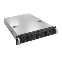 Exegate EX292417RUS Серверная платформа ExeGate Pro 2U550-HS08 <RM 19", высота 2U, глубина 550, Redundant БП 2x1200W, 8xHotSwap, USB>