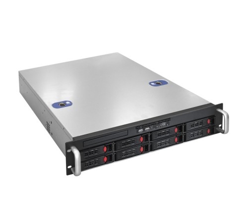 Exegate EX292417RUS Серверная платформа ExeGate Pro 2U550-HS08 <RM 19", высота 2U, глубина 550, Redundant БП 2x1200W, 8xHotSwap, USB>