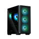 Корпус ZALMAN M4, MATX, BLACK, WINDOW, 1xCombo (3.5'' or 2.5''), 1x3.5", 2x2.5", 1xUSB2.0, 2xUSB3.0, FRONT 3x120mm ARGB, REAR 1x120mm ARGB (M4 Black)