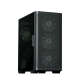 Корпус ZALMAN M4, MATX, BLACK, WINDOW, 1xCombo (3.5'' or 2.5''), 1x3.5", 2x2.5", 1xUSB2.0, 2xUSB3.0, FRONT 3x120mm ARGB, REAR 1x120mm ARGB (M4 Black)