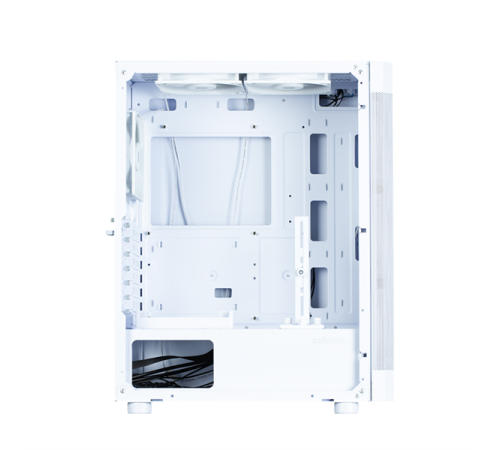 Корпус ZALMAN i4, ATX, WHITE, FRONT MESH, SIDE MESH, 2x3.5", 2x2.5", 1xUSB2.0, 2xUSB3.0, FRONT 3x120mm, REAR 1x120mm, TOP 2x120mm (i4 White)