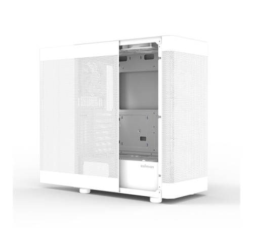 Корпус ZALMAN i4, ATX, WHITE, FRONT MESH, SIDE MESH, 2x3.5", 2x2.5", 1xUSB2.0, 2xUSB3.0, FRONT 3x120mm, REAR 1x120mm, TOP 2x120mm (i4 White)