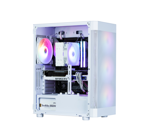 Корпус ZALMAN i4 TG, ATX, WHITE, FRONT MESH, WINDOW, 4x3.5", 2x2.5", 1xUSB2.0, 2xUSB3.0, FRONT 3x140mm FRGB, REAR 1x140mm FRGB (i4 TG White)