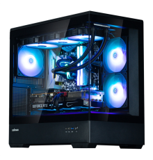 Корпус ZALMAN P30, MATX, BLACK, WINDOW, 2x3.5", 3x2.5", 1xUSB TYPE-C, 1xUSB3.0, SIDE 2x120mm ARGB, REAR 1x120mm ARGB (P30 Black)