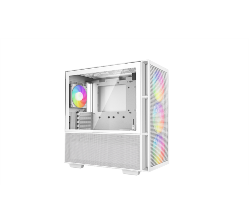Корпус Deepcool CH560 WH без БП, боковое окно (закаленное стекло), 3x140мм ARGB вентилятор спереди и 1x120мм ARGB вентилятор сзади, белый, ATX (CH560 WH)