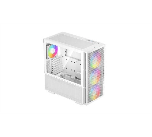 Корпус Deepcool CH560 WH без БП, боковое окно (закаленное стекло), 3x140мм ARGB вентилятор спереди и 1x120мм ARGB вентилятор сзади, белый, ATX (CH560 WH)