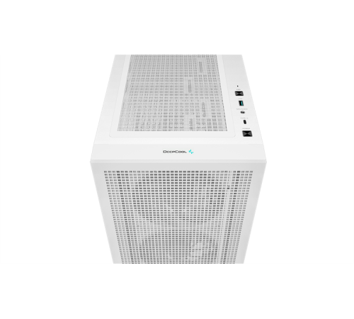 Корпус Deepcool CH560 WH без БП, боковое окно (закаленное стекло), 3x140мм ARGB вентилятор спереди и 1x120мм ARGB вентилятор сзади, белый, ATX (CH560 WH)