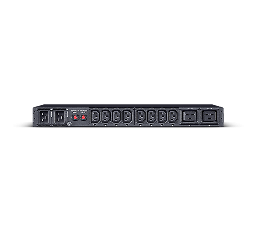 Панель питания распределительная ATS CyberPower PDU24005(PDU20MHVIEC10AT) 1U type, 16Amp, plug IEC 320 C20, (8) IEC 320 C13 (2) IEC 320 C19 (PDU24005)