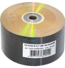 Диски VS DVD-R 4,7 GB 16x Bulk/50 (VSDVDRB5003)