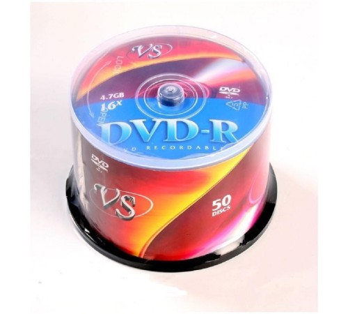 Диски VS DVD-R 4,7 GB 16x CB/50 (VSDVDRCB5001)