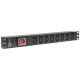 Блок розеток серии SNR-PDU базовый на 8xC13, без шнура питания с вилкой C14, 10A