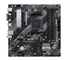 Материнская плата ASUS PRIME A520M-A II/CSM, Socket AM4, A520, 4*DDR4,  D-Sub+DP+HDMI, SATA3 + RAID, Audio, Gb LAN, USB 3.2*5, USB 2.0*4, COM*1 header (w/o cable), mATX ; 990MB17H0-M0EAYC (PRIME A520M-A II/CSM)